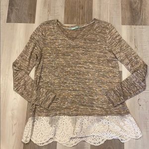 Pink Lace Top